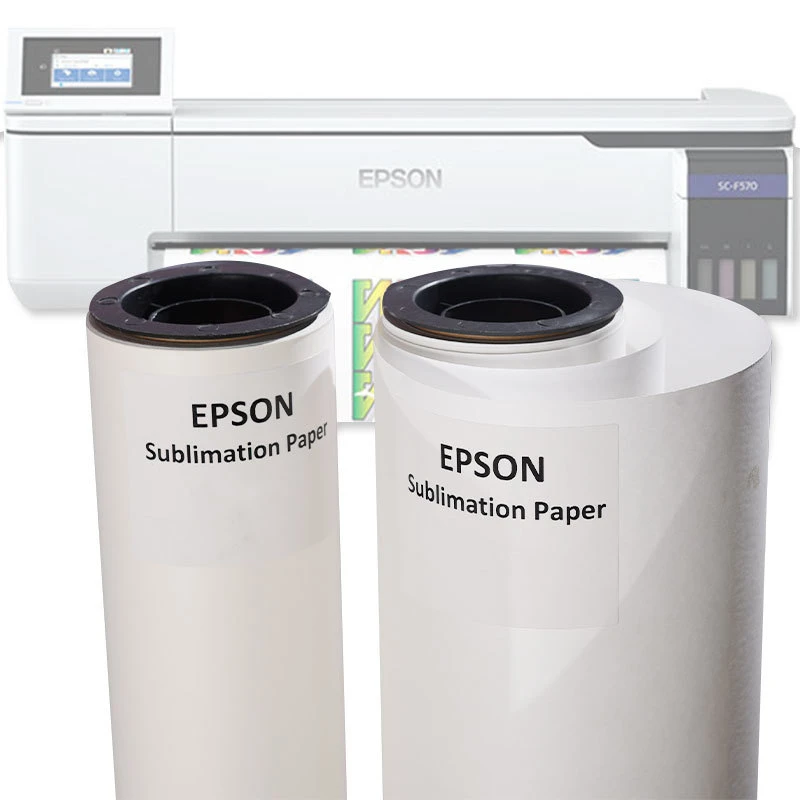 Papier de sublimation sec extr&ecirc;mement instantan&eacute; 100gsm Epsn