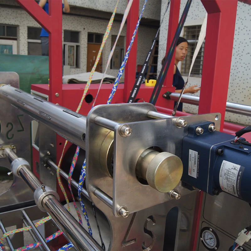 Machine de presse &agrave; chaud de transfert de rouleau de ruban de lani&egrave;re
