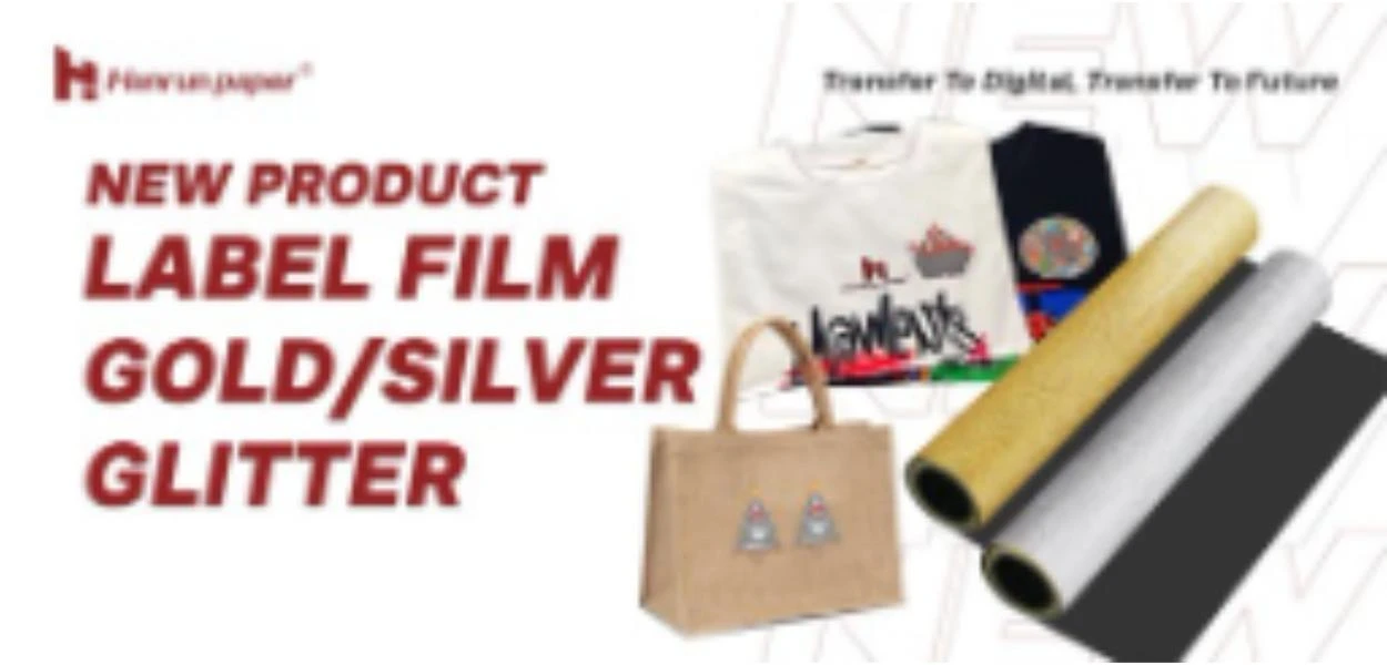 UVDTF | Film d'&eacute;tiquette de paillettes d'argent d'or pour les textiles