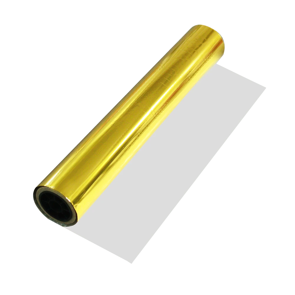 Feuille d'estampage &agrave; chaud m&eacute;tallique dor&eacute;e